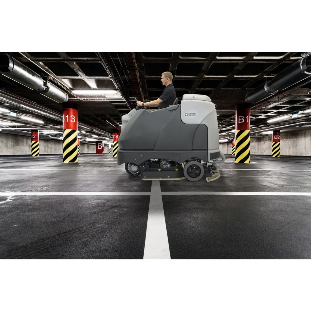 Numéro de l'image du produit 9: Autolaveuse à conducteur porté Nilfisk® SC 6500, rendement théorique de 9 000 m²/h