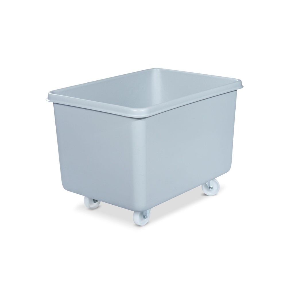 N° de l'image du produit 1 : Conteneur à roulettes BASIC, l x P 991 x 686 mm, gris