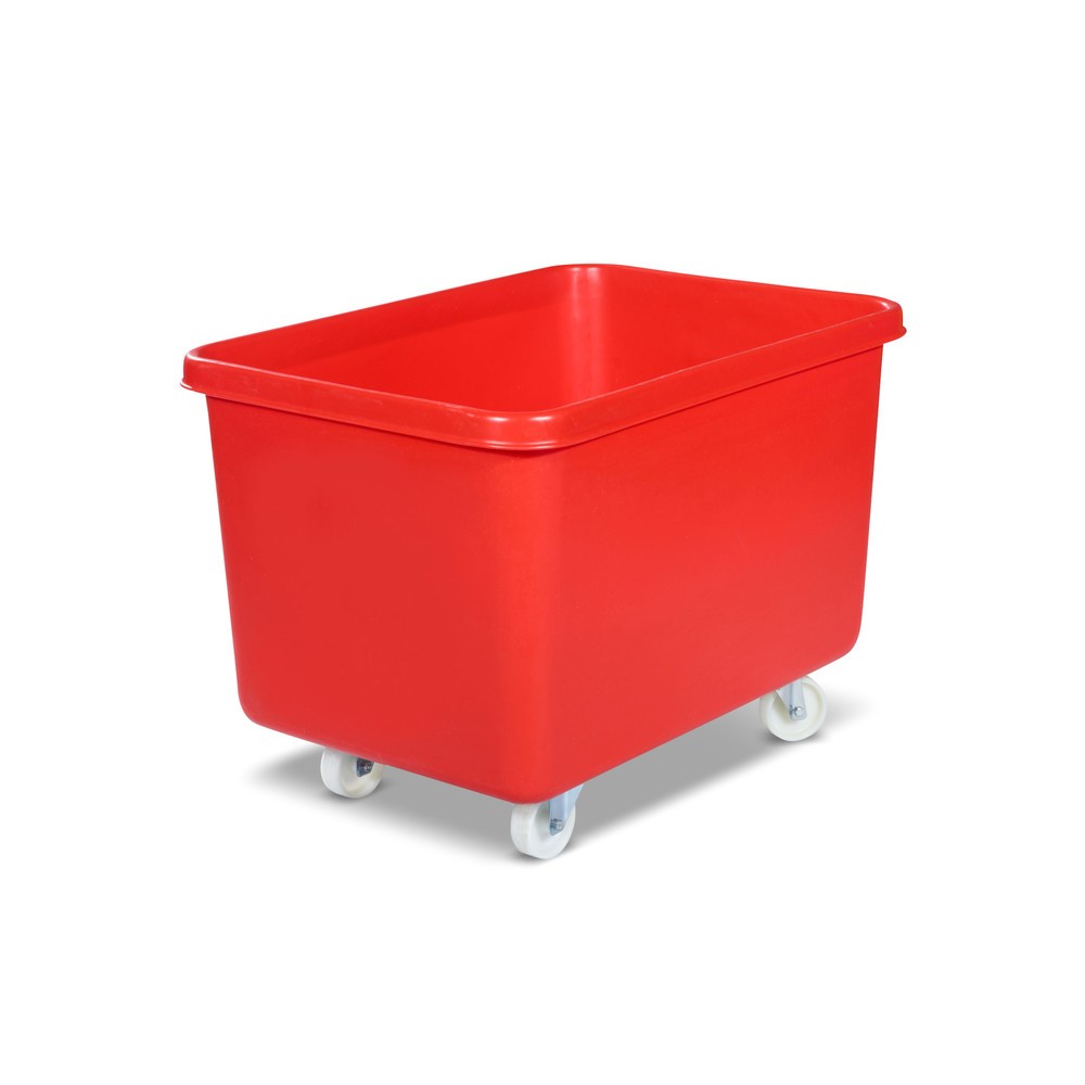 Numéro de l'image du produit 1: Conteneur à roulettes BASIC, l x P 991 x 686 mm, rouge