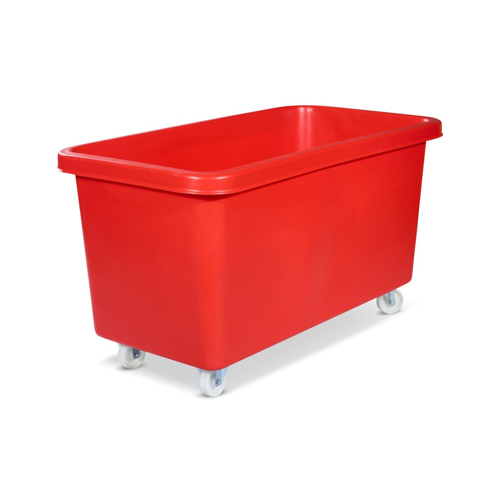 Numéro de l'image du produit 1: Conteneur à roulettes BASIC, l x P 1308 x 699 mm, rouge