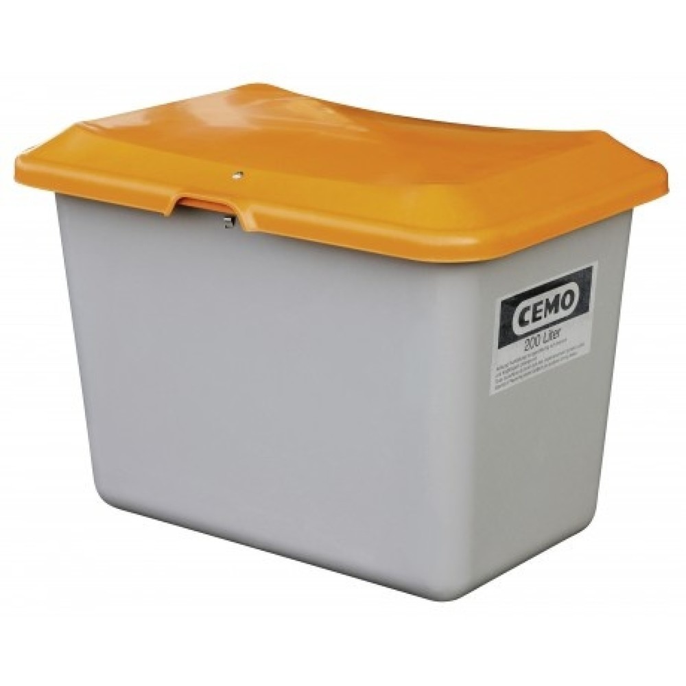 Numéro de l'image du produit 1: Bac à sel CEMO, gris/orange, 200 litres