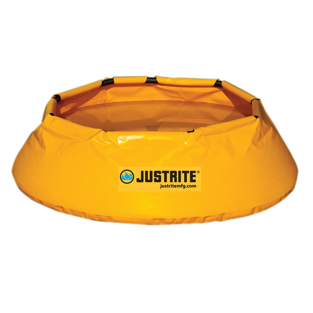 Numéro de l'image du produit 1: Bac d’urgence Justrite Pop-Up, Ø 1 295 mm, capacité 250 l