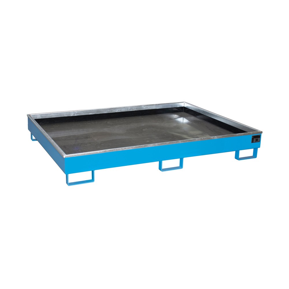 Illustration du produit: Bac de rayonnage Bauer® avec insert PE RW 1800 PE, peint, bleu clair