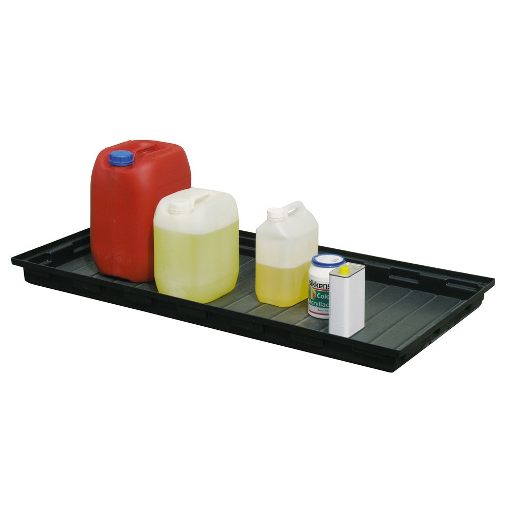 Numéro de l'image du produit 2: Bac de rétention plat CEMO en PE, HxlxP 80 x 620 x 1 300 mm, volume de rétention 40 l