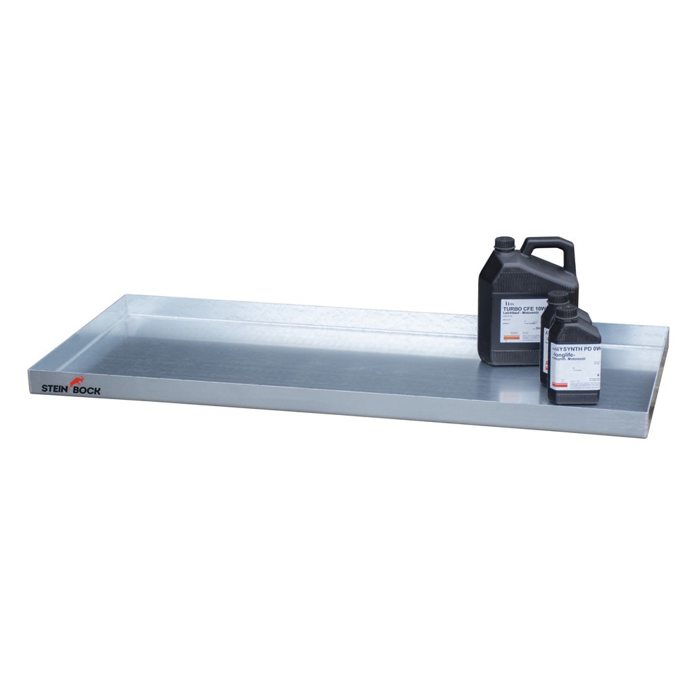 Numéro de l'image du produit 2: Bac de rétention pour petits bidons, en acier, HxlxP 60 x 600 x 1 390 mm