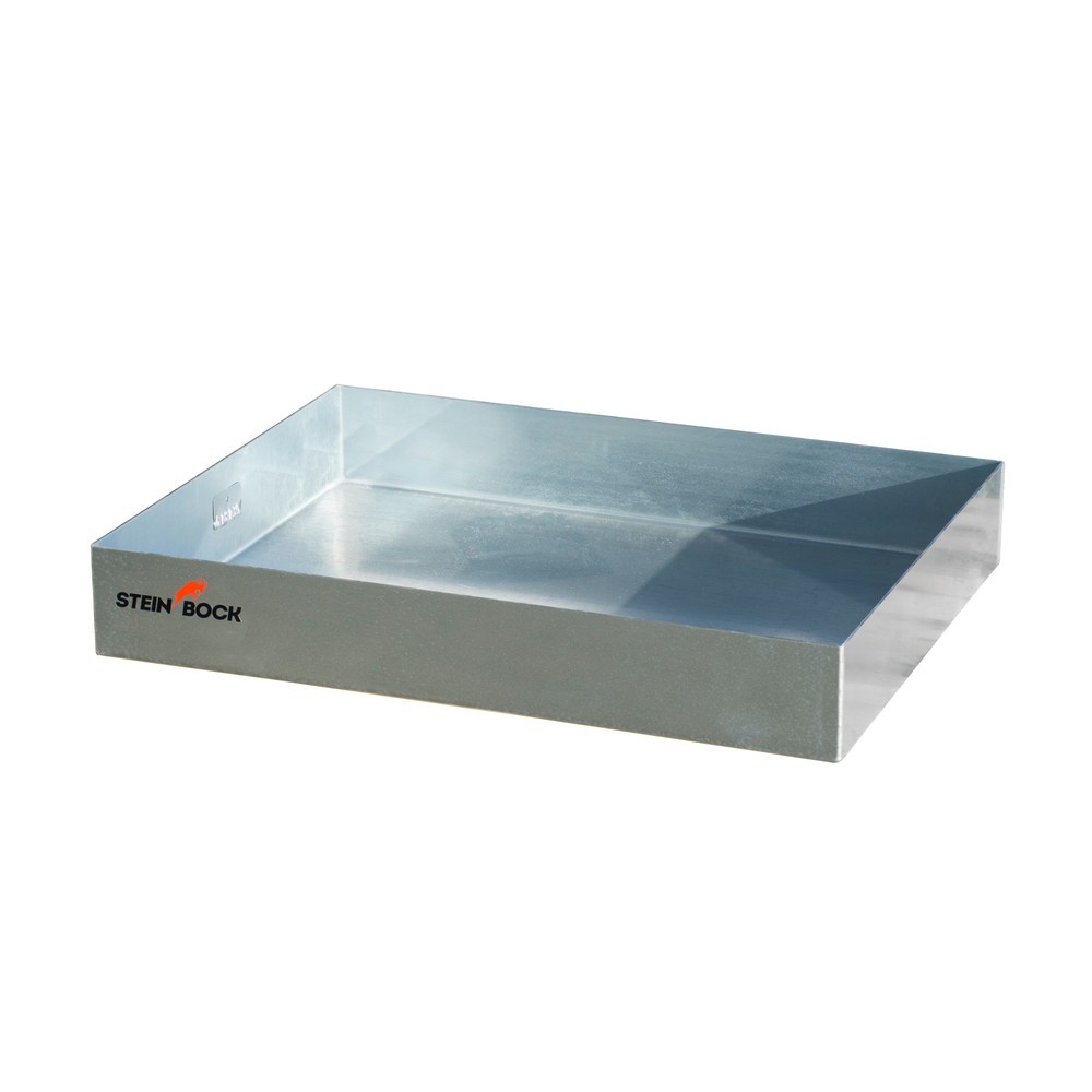 Numéro de l'image du produit 1: Bac de rétention pour petits bidons, en acier, pour palettes, HxlxP 120 x 600 x 800 mm