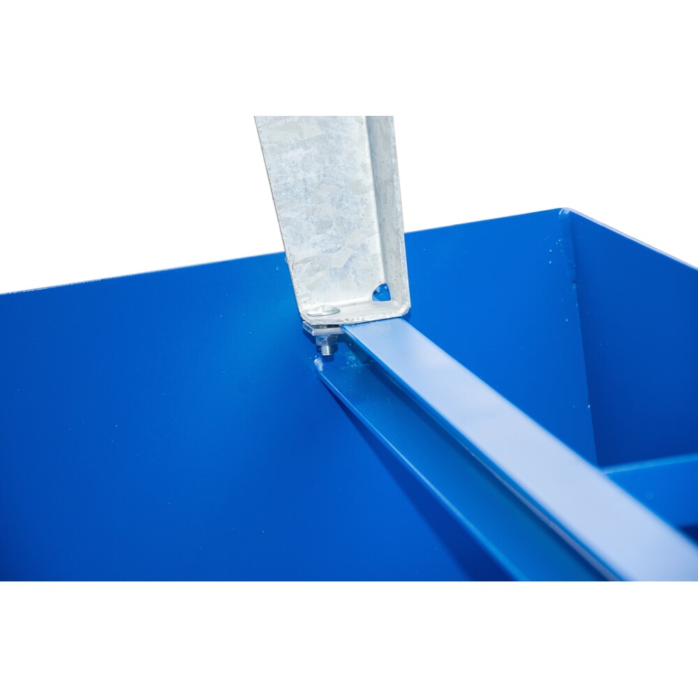 Numéro de l'image du produit 5: Bac de rétention Steinbock® en acier pour 1 cuve KTC/IBC, avec kit de remplissage, bleu