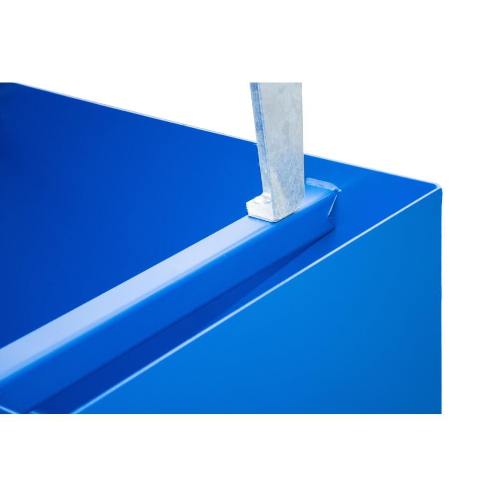 Numéro de l'image du produit 6: Bac de rétention Steinbock® en acier pour 1 cuve KTC/IBC, avec kit de remplissage, bleu