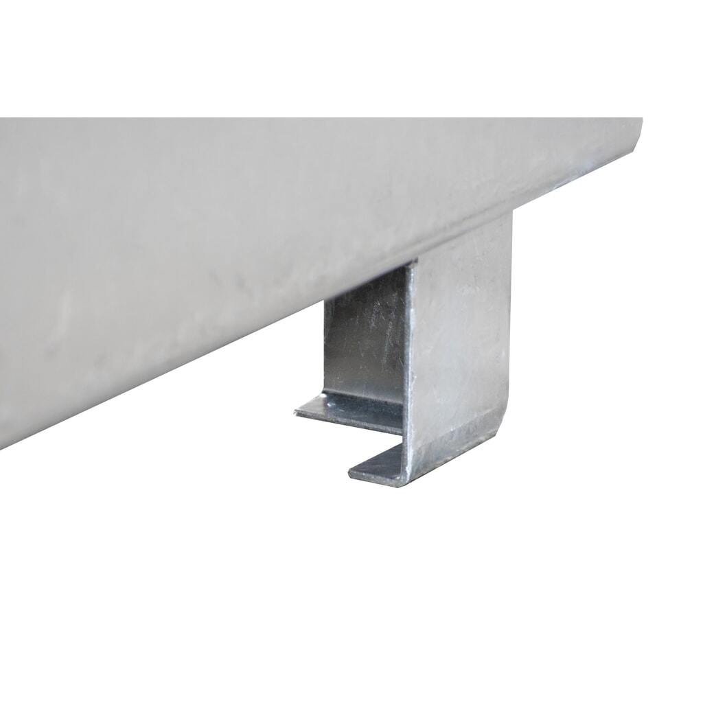 N° de l'image du produit 2 : Steinbock® bac de rétention , 4 x 200 l, H x l x P 285 x 1 200 x 1 200 mm, grille incluse, galvanisé à chaud