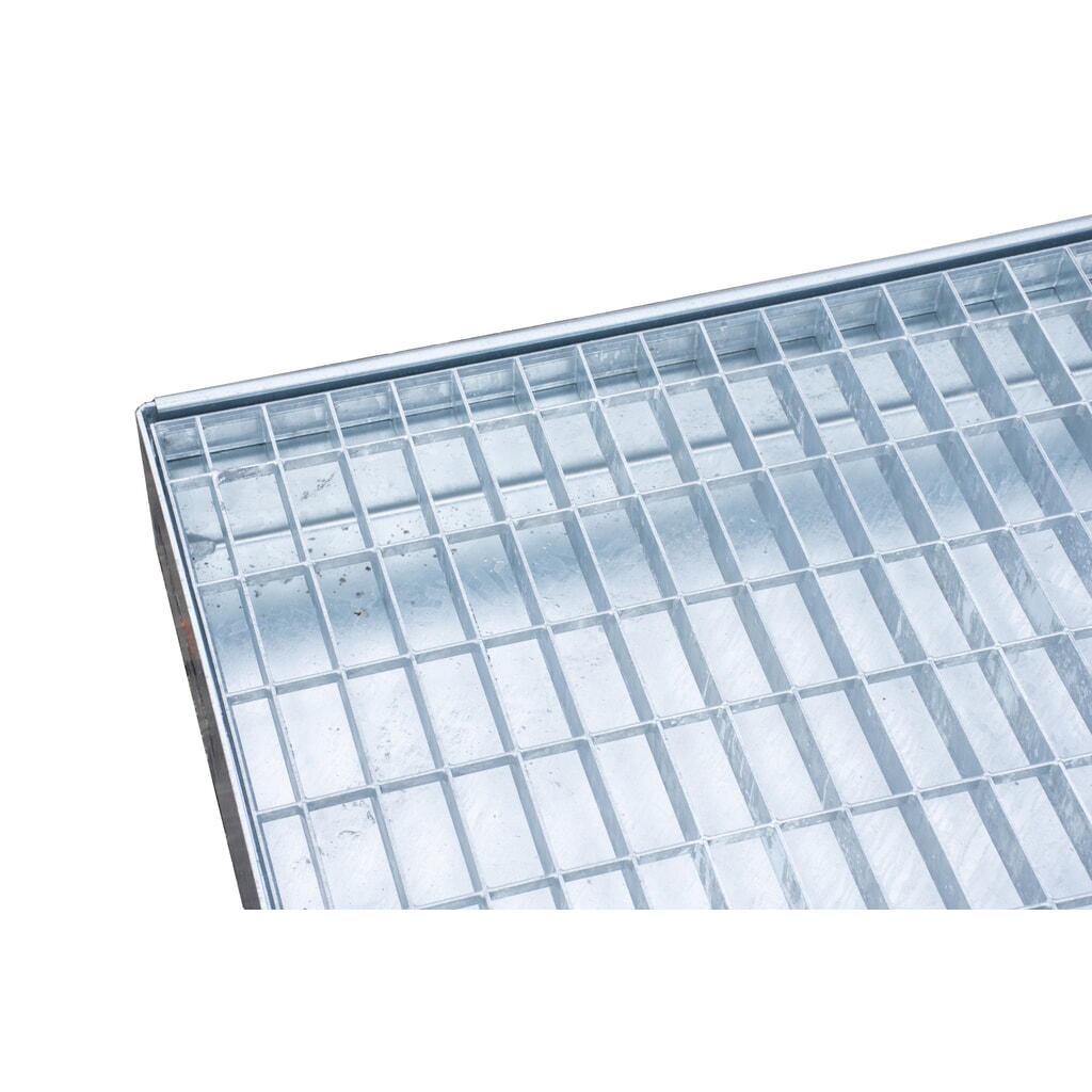 N° de l'image du produit 3 : Steinbock® bac de rétention pour 6 x fûts de 60 litres, avec grille, galvanisé à chaud