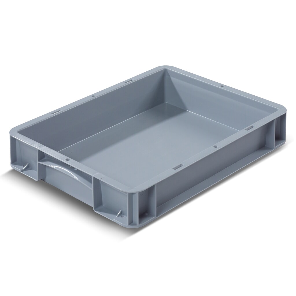 Alpha Eurobox en PP à parois fermées, 6,4 litres, haut. x larg. x prof. 70 x 400 x 300 mm Illustration du produit: Alpha Eurobox en PP à parois fermées, 6,4 litres, haut. x larg. x prof. 70 x 400 x 300 mm