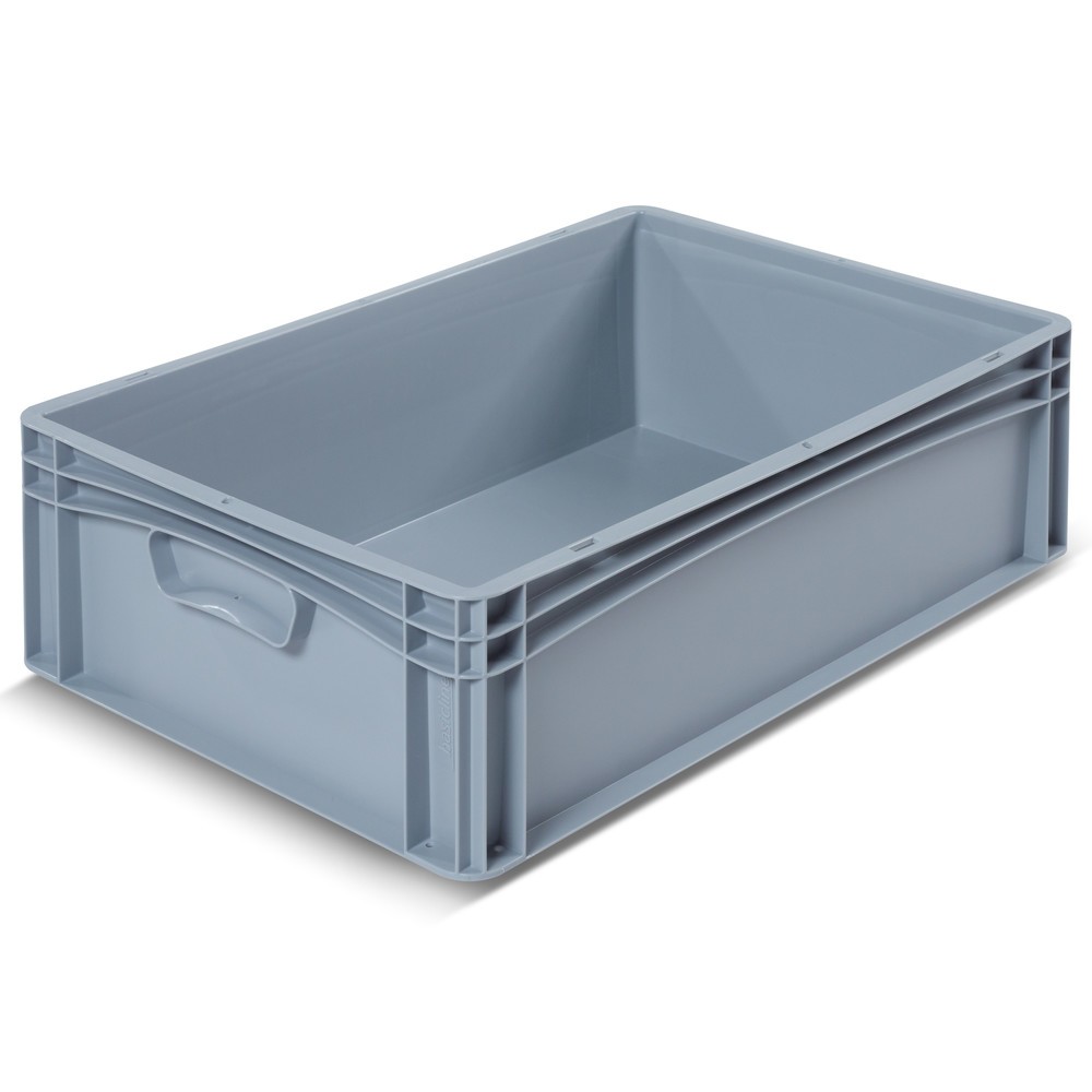 Illustration du produit: Bac Euro empilable BASIC, parois + fond fermés, 35,6 litres