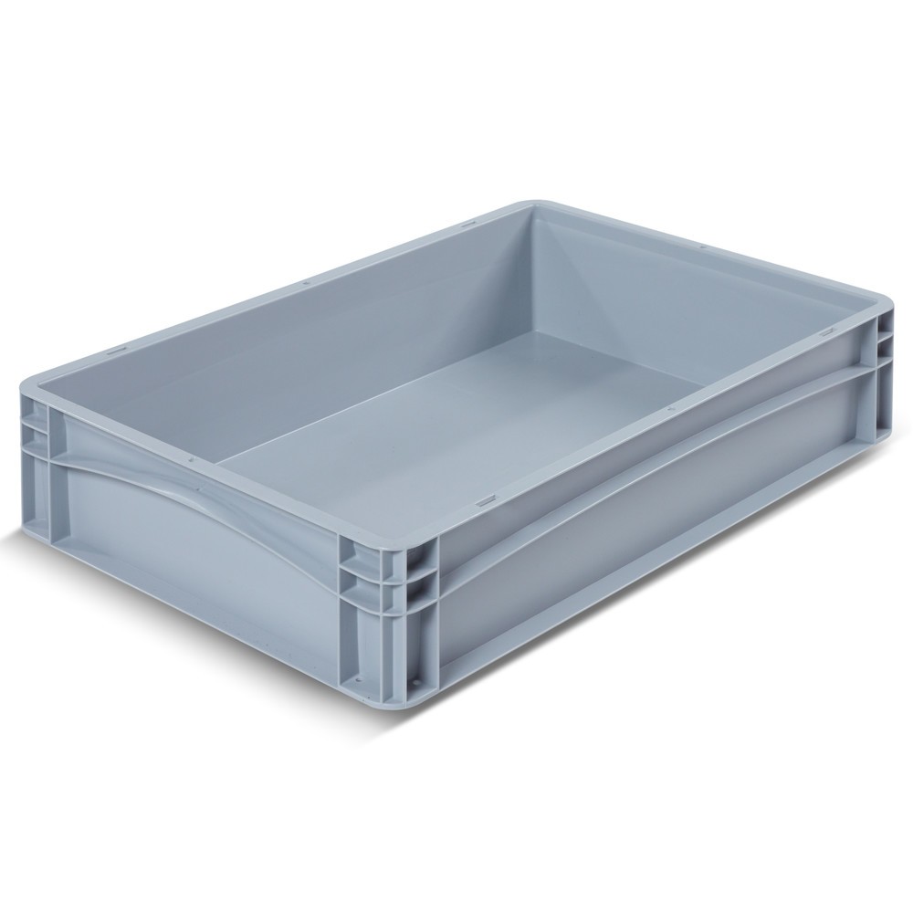 Illustration du produit: Bac Euro empilable BASIC, parois + fond fermés, 23,9 litres