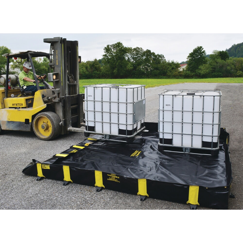 N° de l'image du produit 5 : Bac pliable Justrite QuickBerm®, capacité 2 820 l
