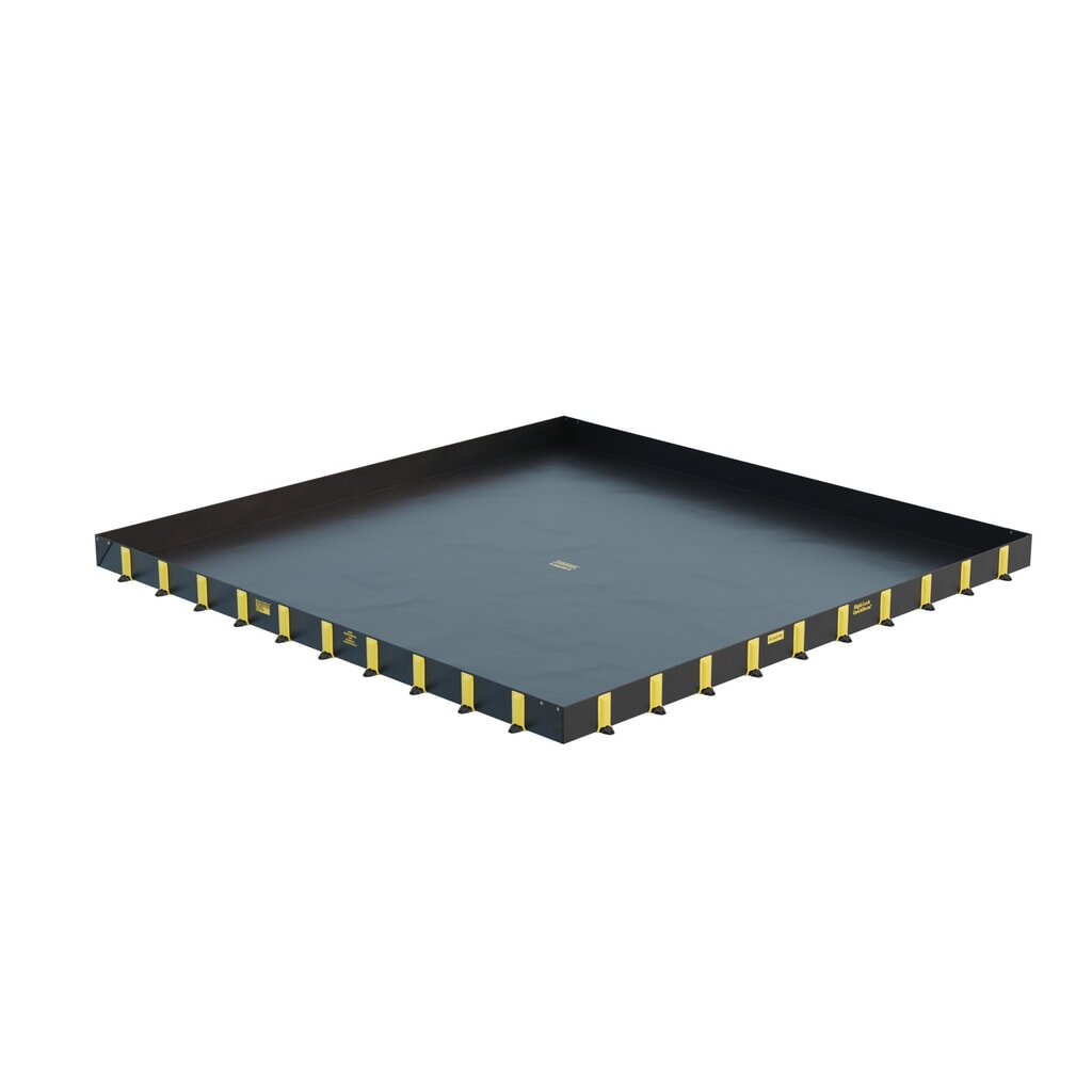 Justrite® bac de rétention pliable en PVC QuickBerm®, capacité 11 318 l Illustration du produit: Justrite® bac de rétention pliable en PVC QuickBerm®, capacité 11 318 l