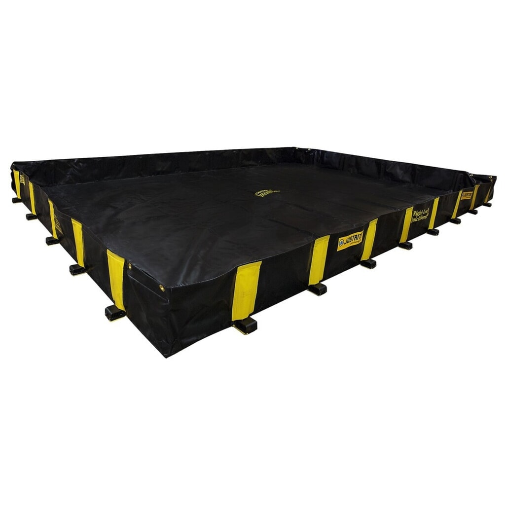 Justrite® bac de rétention pliable en PVC QuickBerm®, capacité 7 230 l Illustration du produit: Justrite® bac de rétention pliable en PVC QuickBerm®, capacité 7 230 l