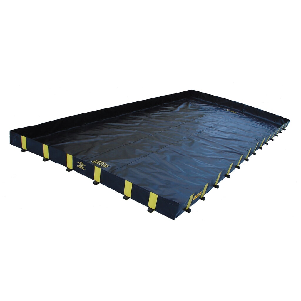 Justrite® bac de rétention pliable en polyester QuickBerm® Plus, capacité 9 501 l Illustration du produit: Justrite® bac de rétention pliable en polyester QuickBerm® Plus, capacité 9 501 l