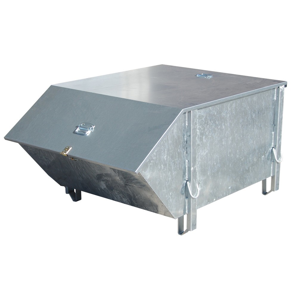 Numéro de l'image du produit 1: Bac pour matériaux de construction Bauer® BBG 100, galvanisé à chaud