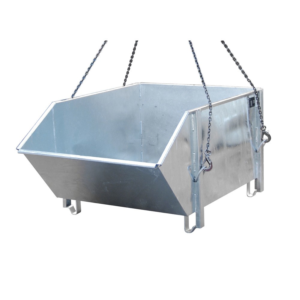Numéro de l'image du produit 2: Bac pour matériaux de construction Bauer® BBG 100, galvanisé à chaud