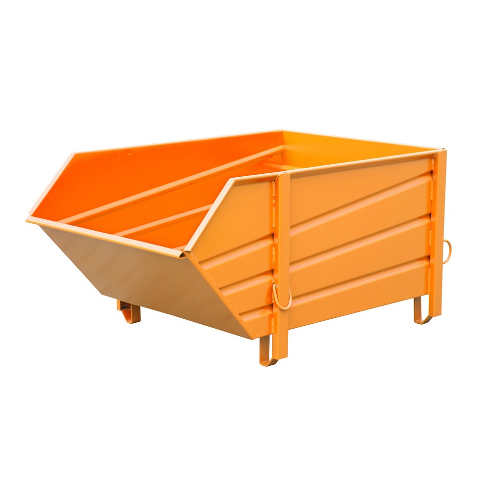 Numéro de l'image du produit 1: Bac pour matériaux de construction Bauer® BBP 100, peint, jaune-orange