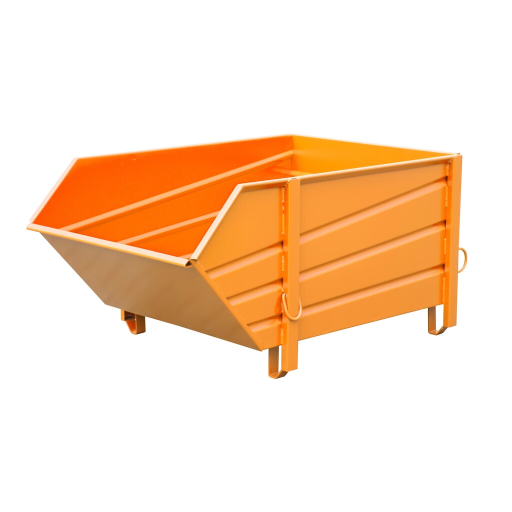 Illustration du produit: Bac pour matériaux de construction Bauer® BBP 100, peint, jaune-orange