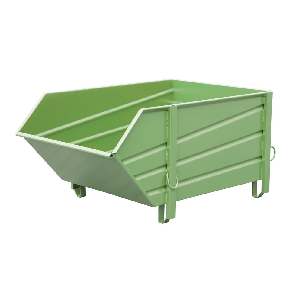 N° de l'image du produit 1 : Bac pour matériaux de construction Bauer® BBP 100, peint, vert réséda