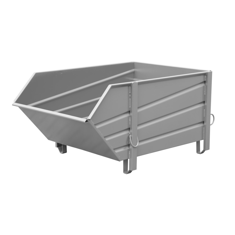 N° de l'image du produit 1 : Bac pour matériaux de construction Bauer® BBP 100, peint, gris souris