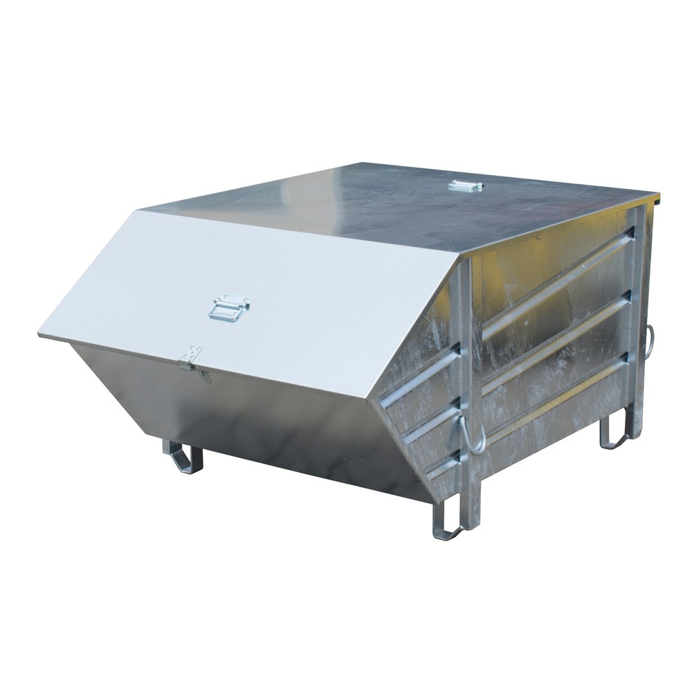 Numéro de l'image du produit 1: Bac pour matériaux de construction Bauer® BBP 100, galvanisé à chaud