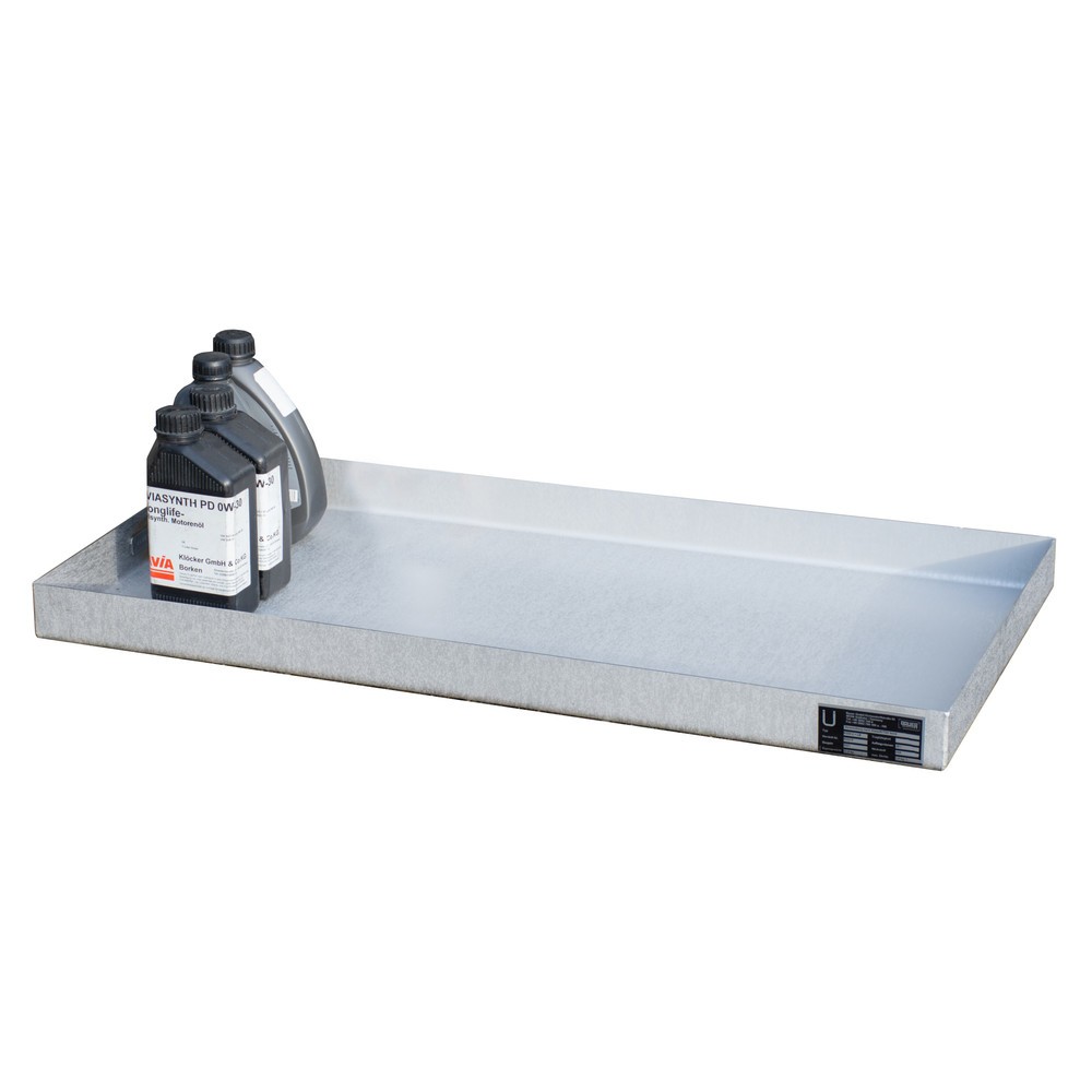 Numéro de l'image du produit 2: Bac pour petits bidons Bauer® KGW 2 V4A, acier inoxydable 1.4571