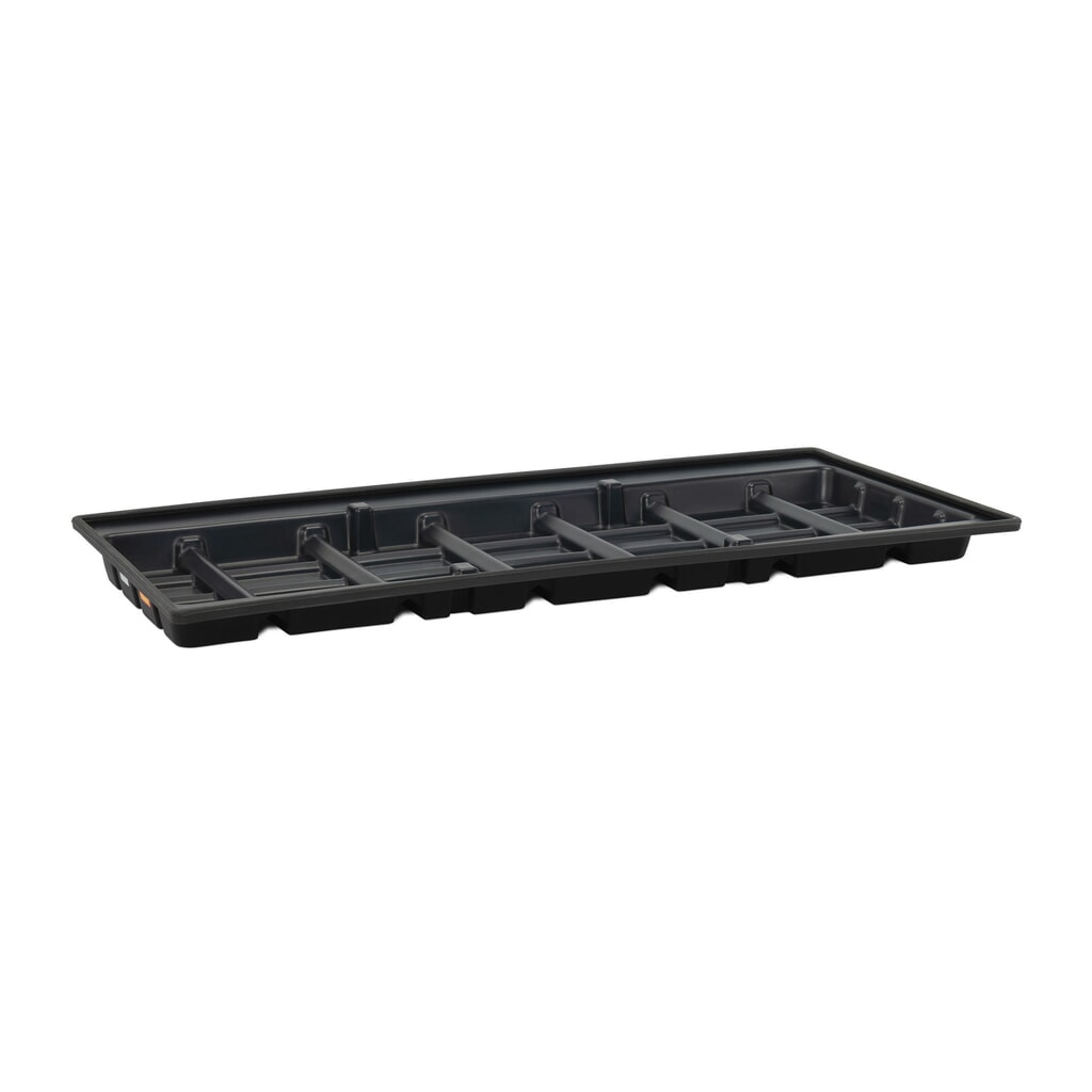 Illustration du produit: Bac suspendu pour rayonnage en PE CEMO 27/230, pour compartiment 2 700 x 1 100 mm, volume 230 l, pour 3 palettes