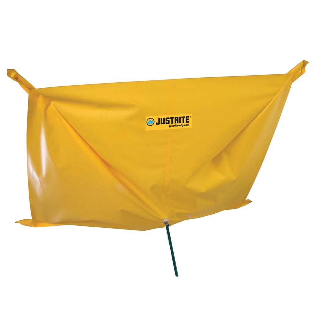 Illustration du produit: Justrite® bâche de rétention en polyester, L x l 1,5 x 1,5 m, avec œillets