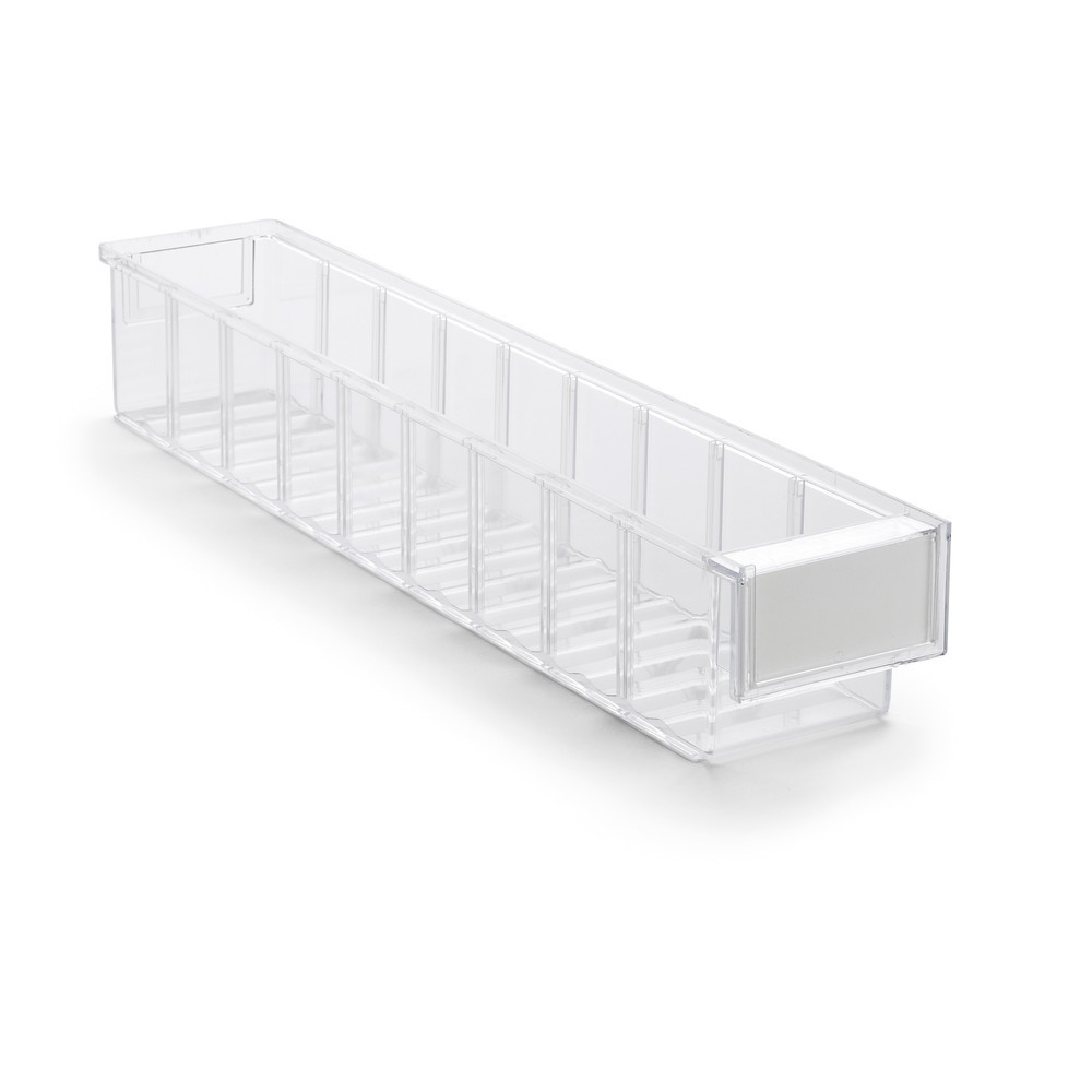 N° de l'image du produit 1 : Bac à bec compatible TRESTON en polystyrène, étiquettes incluses, haut. x larg. x prof. 82 x 92 x 500 mm
