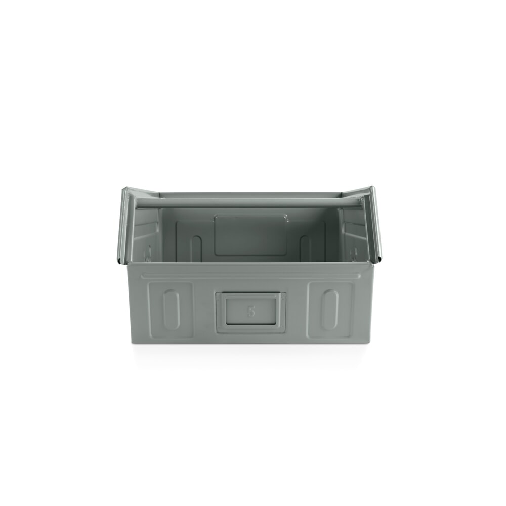 Numéro de l'image du produit 3: Bac à bec tôle d’acier, H x l x P 300 x 450 x 700 mm, petit gris