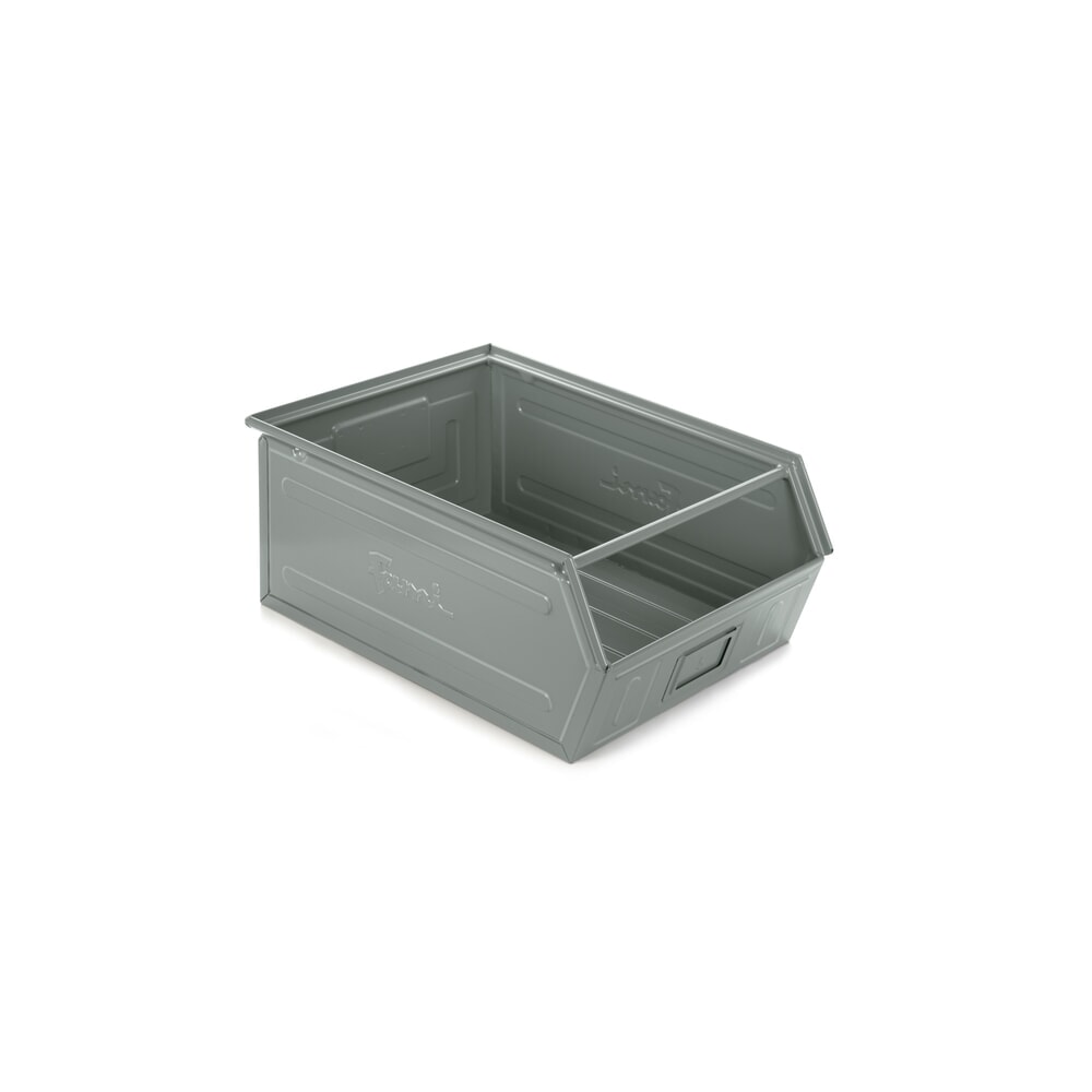 Numéro de l'image du produit 1: Bac à bec tôle d’acier, H x l x P 300 x 450 x 700 mm, petit gris
