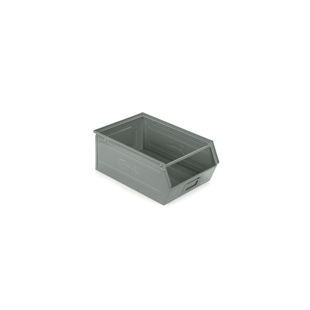 Numéro de l'image du produit 1: Bac à bec tôle d’acier, H x l x P 200 x 300 x 500 mm, petit gris