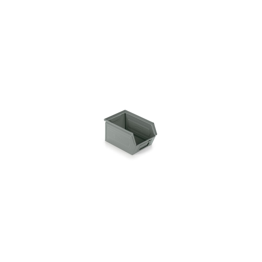 Numéro de l'image du produit 1: Bac à bec tôle d’acier, H x l x P 130 x 140 x 230 mm, petit gris