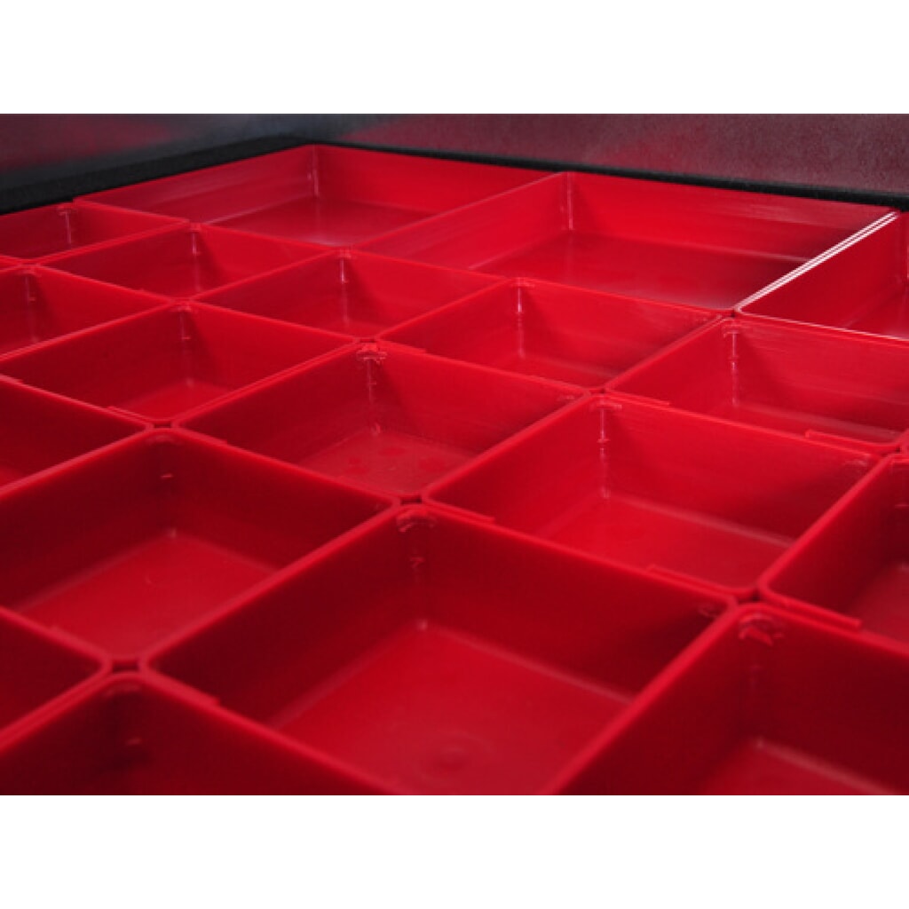 Compartimentage de tiroir pour servante d’atelier Bedrunka+Hirth, pour une hauteur de façade de 100 mm N° de l'image du produit 2 : Compartimentage de tiroir pour servante d’atelier Bedrunka+Hirth, pour une hauteur de façade de 100 mm