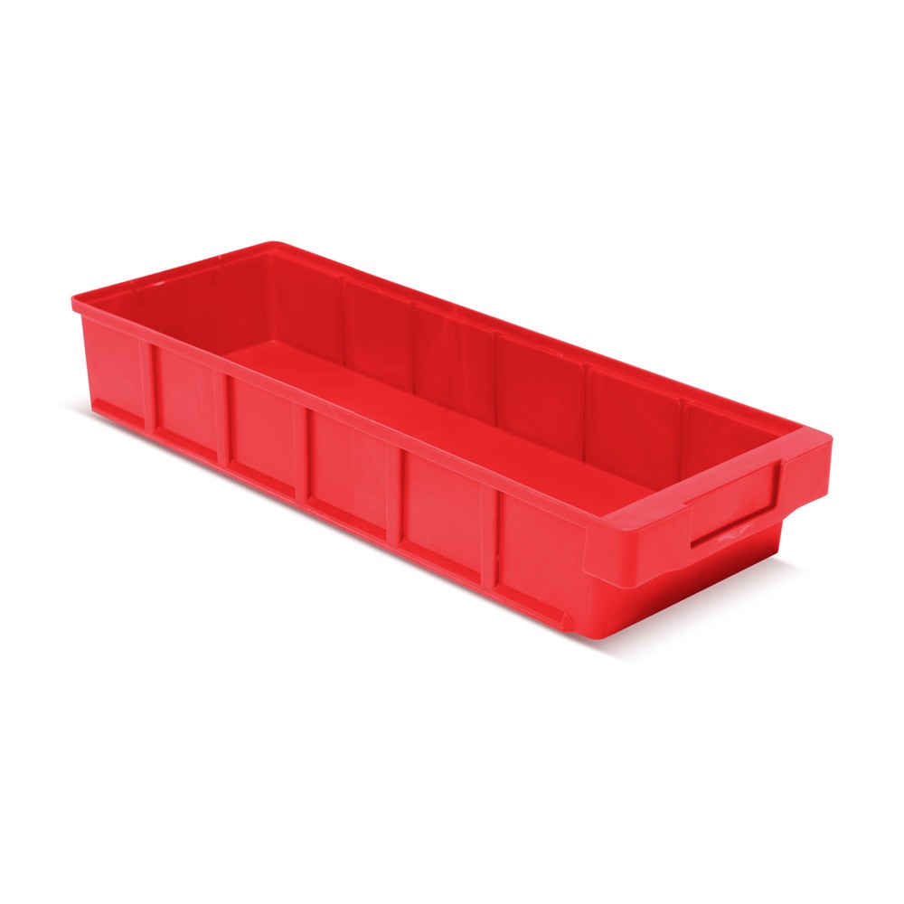 Numéro de l'image du produit 1: Bacs de rayonnage sans fenêtre de visualisation, lxP 186 x 500 mm, rouge