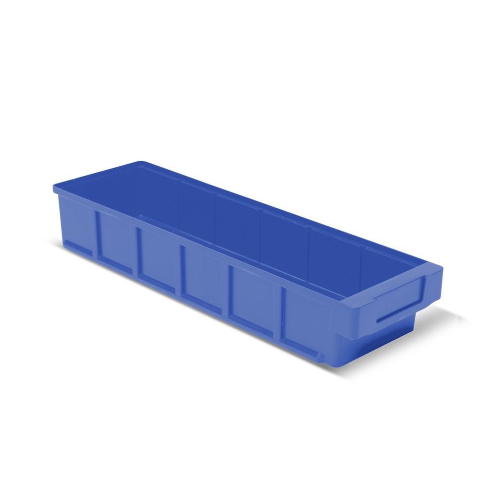 Numéro de l'image du produit 1: Bacs de rayonnage sans fenêtre de visualisation, lxP 152 x 500 mm, bleu
