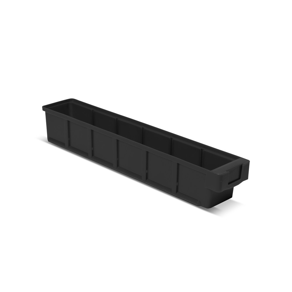 Numéro de l'image du produit 1: Bacs de rayonnage sans fenêtre de visualisation, lxP 93 x 500 mm, gris
