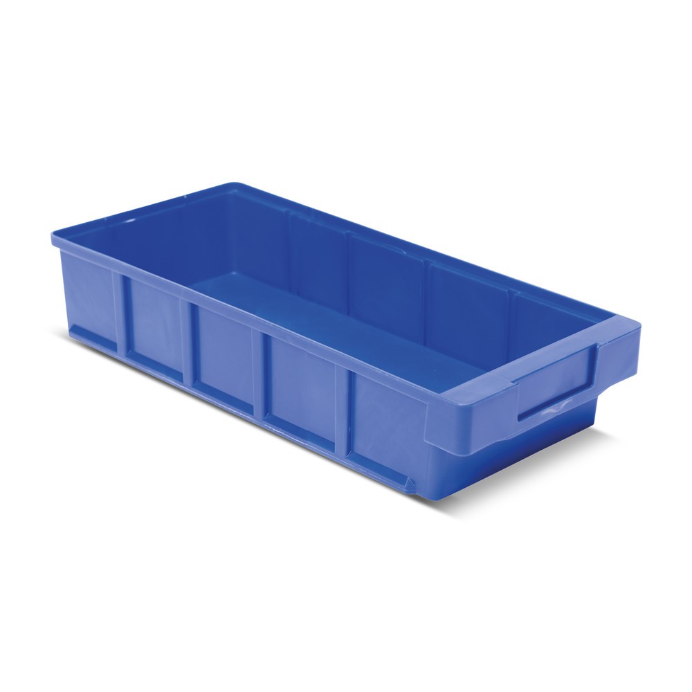 Numéro de l'image du produit 1: Bacs de rayonnage sans fenêtre de visualisation, lxP 186 x 400 mm, bleu