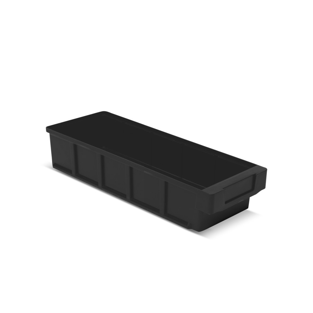 Numéro de l'image du produit 1: Bacs de rayonnage sans fenêtre de visualisation, lxP 152 x 400 mm, gris
