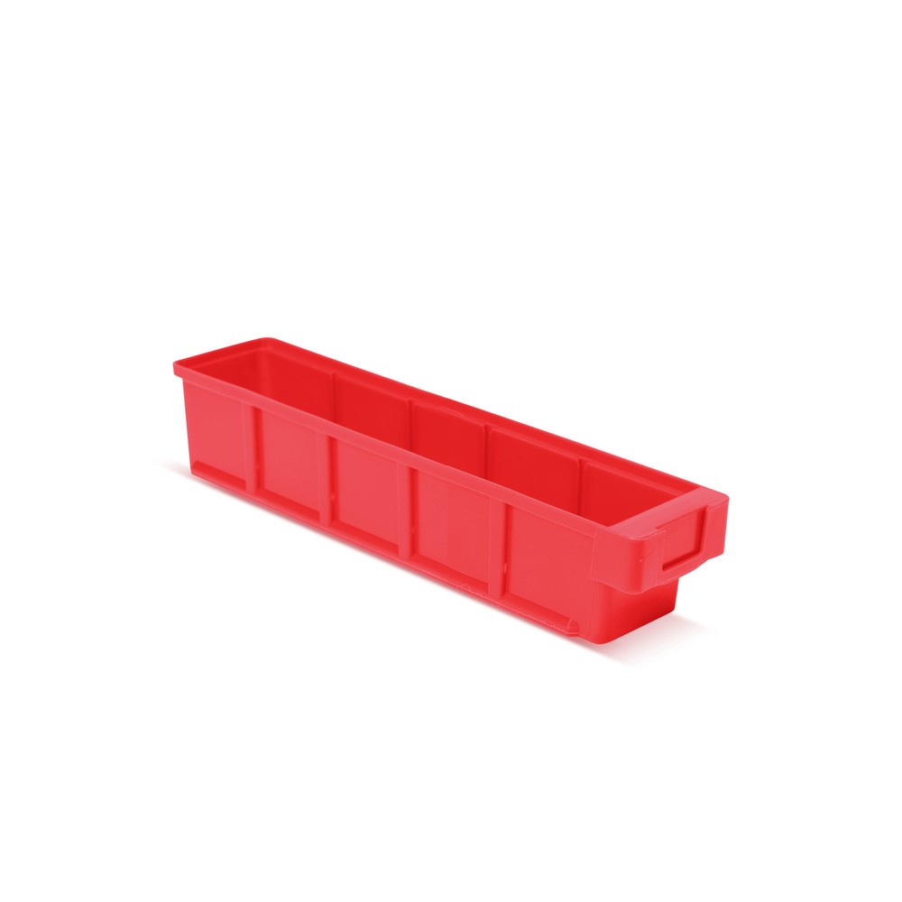 Numéro de l'image du produit 1: Bacs de rayonnage sans fenêtre de visualisation, lxP 93 x 400 mm, rouge