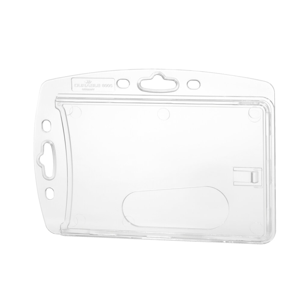 N° de l'image du produit 1 : Badge porte-carte DURABLE pour 1 carte d’entreprise, sans fixation