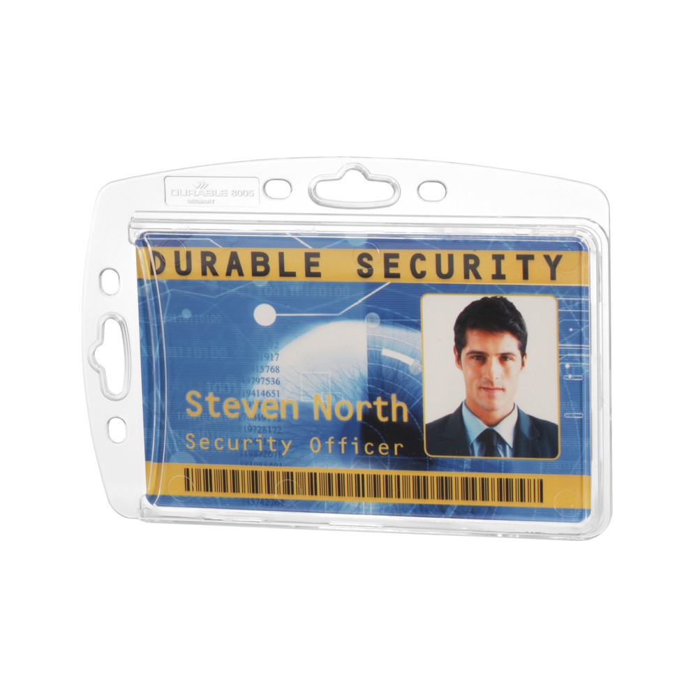 Numéro de l'image du produit 2: Badge porte-carte DURABLE pour 1 carte d’entreprise, sans fixation