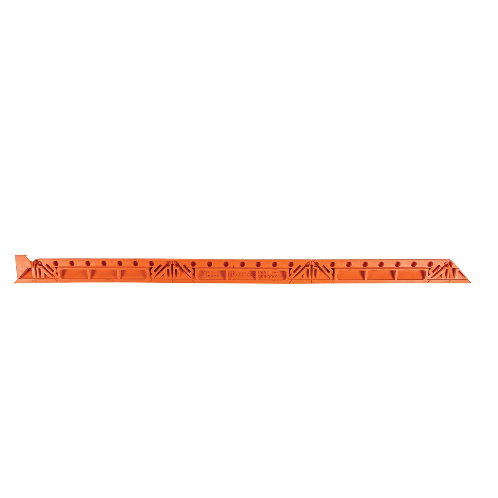 Numéro de l'image du produit 4: Baguette pour dalle anti-fatigue en caoutchouc nitrile, mâle, lxP 1 520 x 52 mm, orange