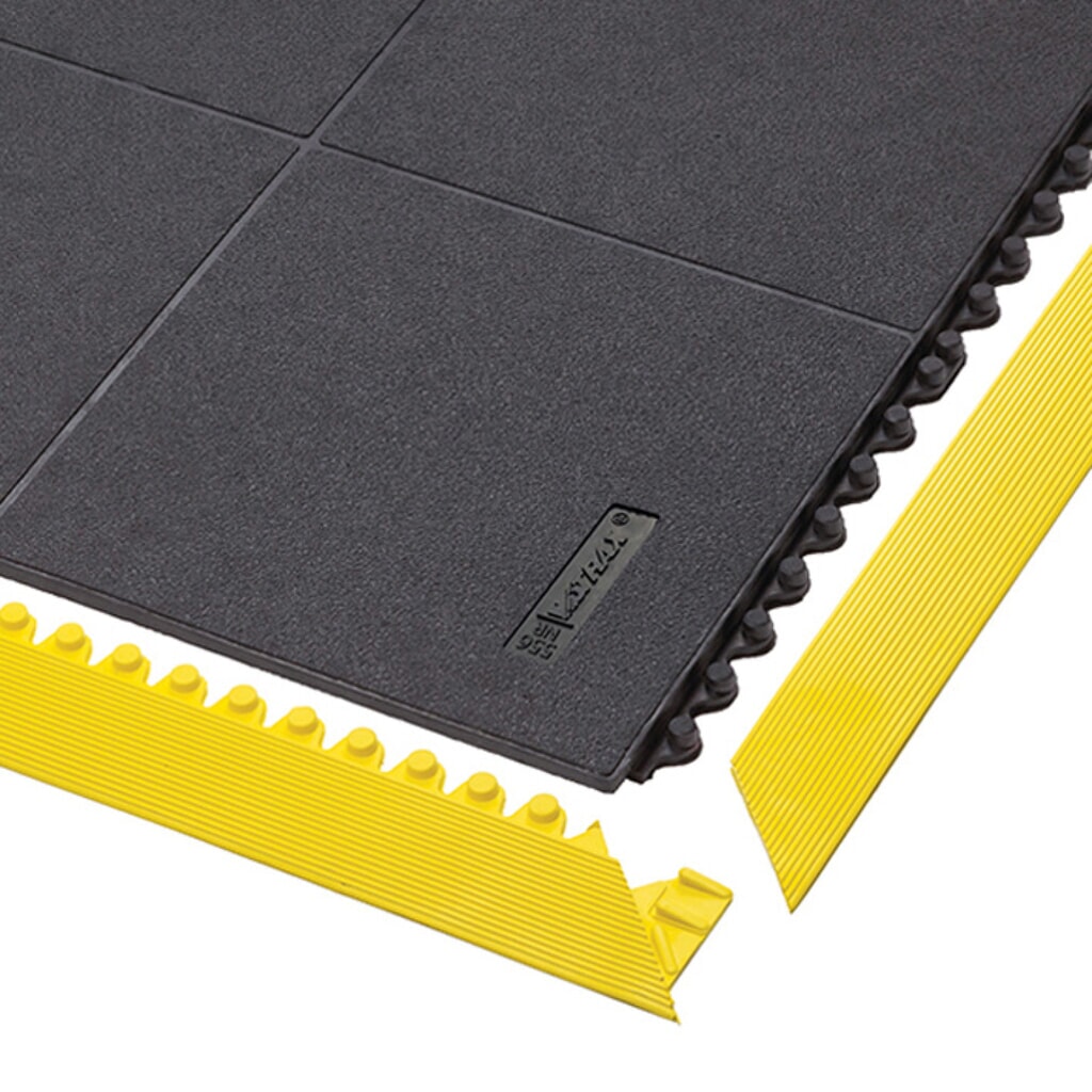 Baguettes pour système modulaire de dalles de sol pour postes de travail de montage, sans picots, lxP 50 x 910 mm, jaunes N° de l'image du produit 2 : Baguettes pour système modulaire de dalles de sol pour postes de travail de montage, sans picots, lxP 50 x 910 mm, jaunes