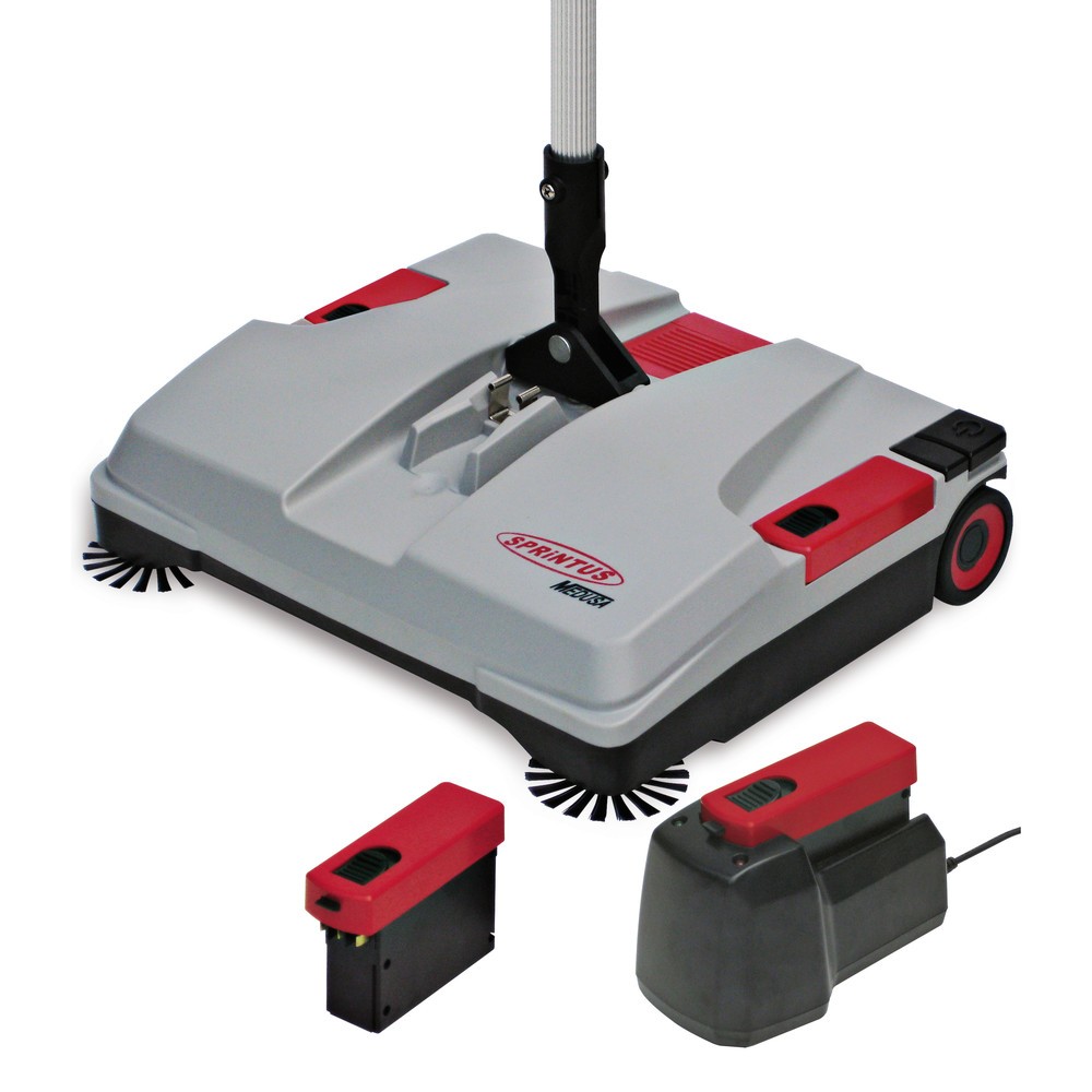 Numéro de l'image du produit 4: Balai mécanique industriel SPRiNTUS MEDUSA, kit avec deux batteries