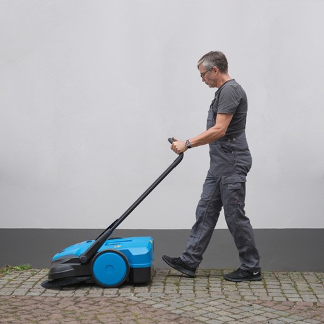 Numéro de l'image du produit 8: Balayeuse Steinbock® Turbo Premium, manuelle, largeur de balayage 770 mm, RAL 5015 bleu ciel