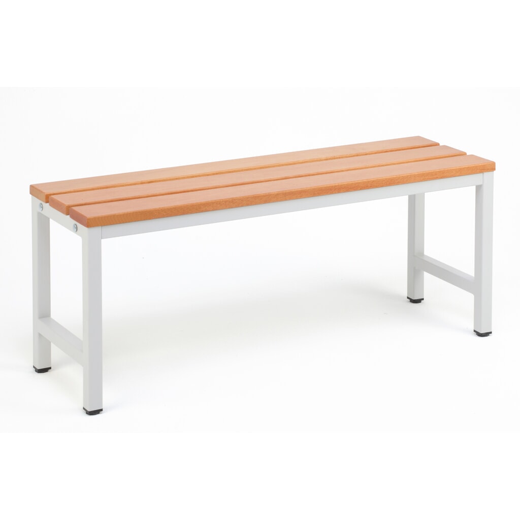 Banc pour vestiaire Steinbock®, longueur 1 000 mm, sans porte-chaussure N° de l'image du produit 1 : Banc pour vestiaire Steinbock®, longueur 1 000 mm, sans porte-chaussure